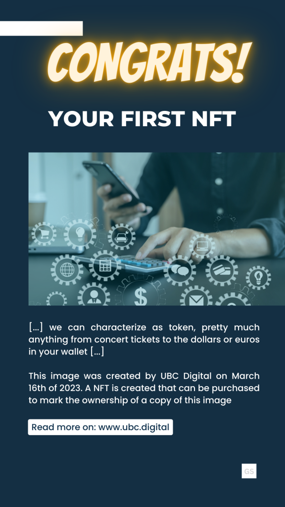 Your first NFT - How to create a NFT